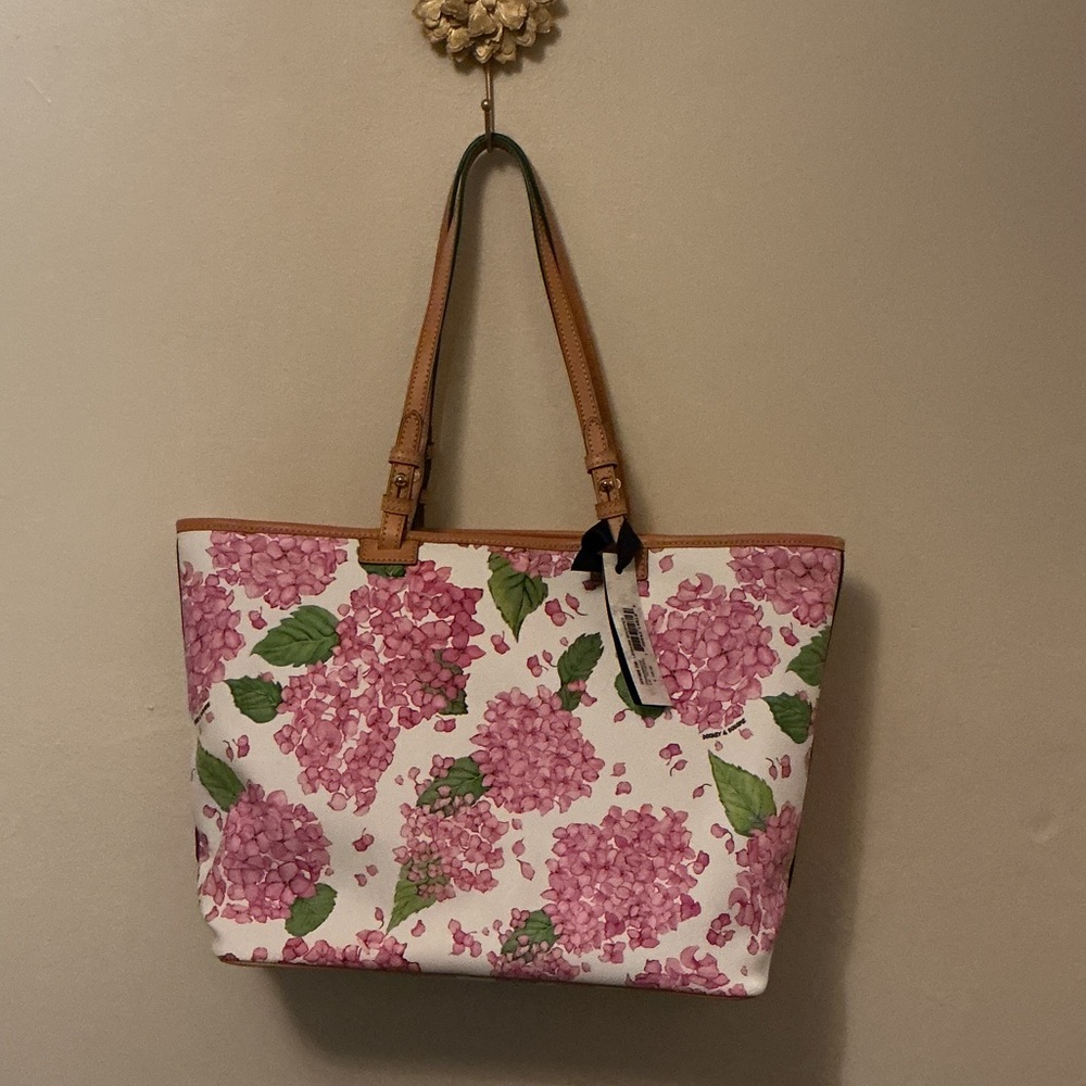 Dooney & Bourke Pink Floral Tote - Picture 3 of 4